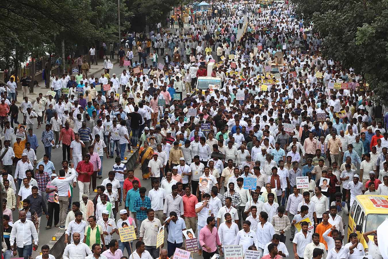 ಶಾಂತಿಯುತ ಪ್ರತಿಭಟನೆಗೆ ಪೊಲೀಸ್ ಇಲಾಖೆ ಅಭಿನಂದನೆ