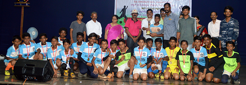 ಮೈಸೂರು ವಿಭಾಗ ಮಟ್ಟದ ಫುಟ್‍ಬಾಲ್ ಪಂದ್ಯಾಟ: ಕೊಡಗು, ದ.ಕ ಜಿಲ್ಲೆ ಚಾಂಪಿಯನ್