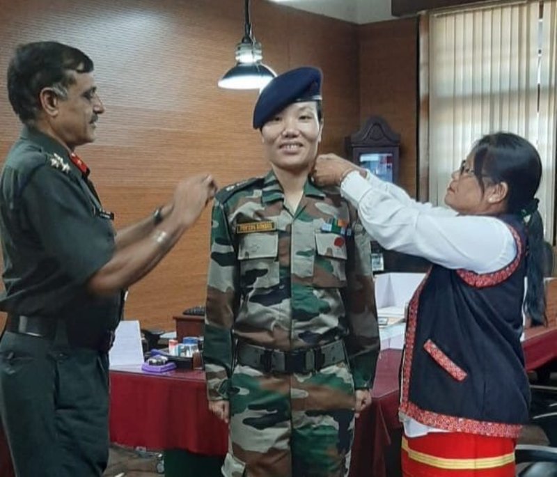 ಅರುಣಾಚಲಪ್ರದೇಶದ ಮೊದಲ ಮಹಿಳಾ ಲೆಫ್ಟಿನೆಂಟ್ ಕರ್ನಲ್ ಪೊನುಂಗ್ ಡೊಮಿಂಗ್