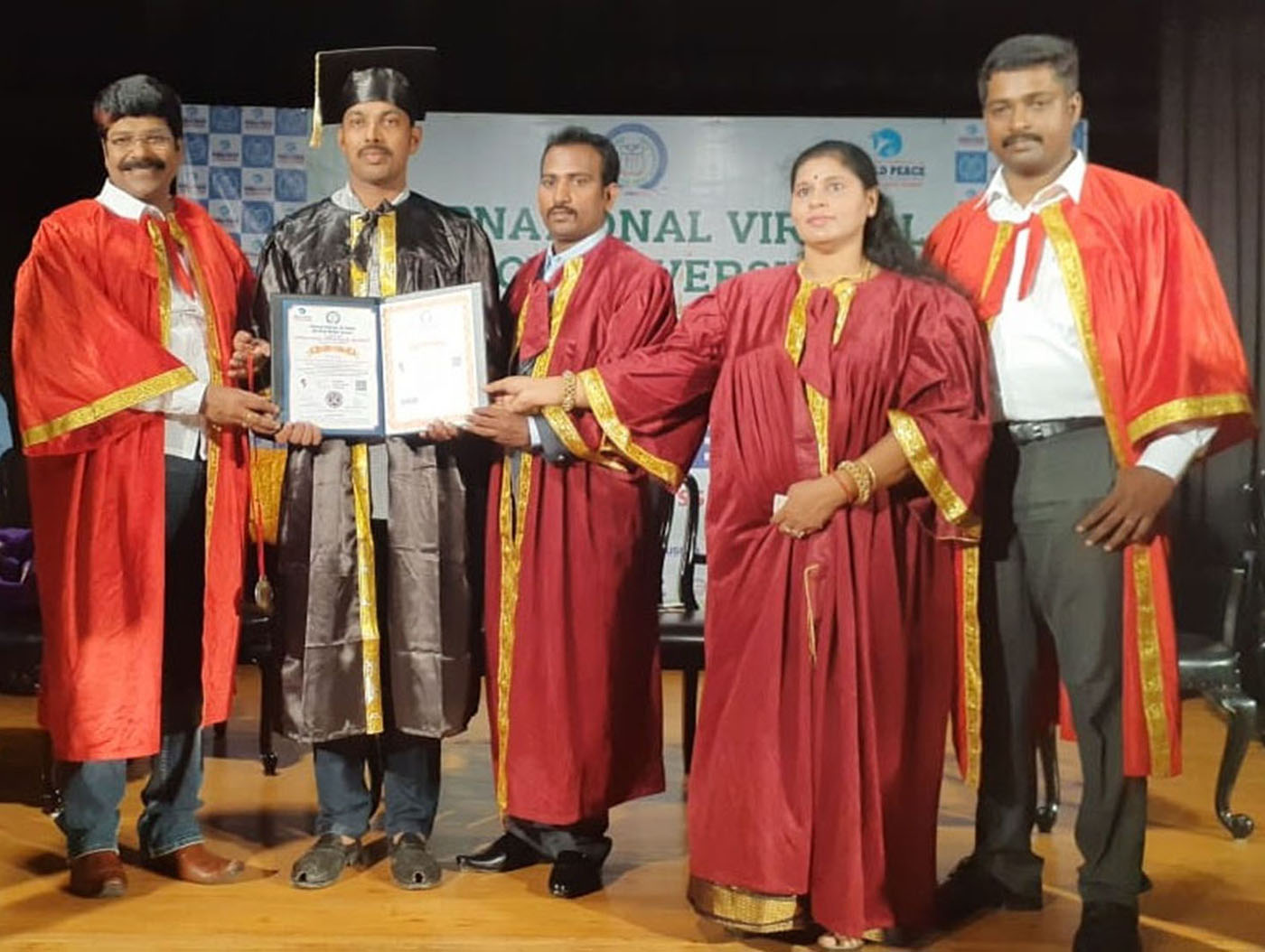 ಸಂದೀಪ್ ಶೆಟ್ಟಿಗೆ ಗೌರವ ಡಾಕ್ಟರೇಟ್