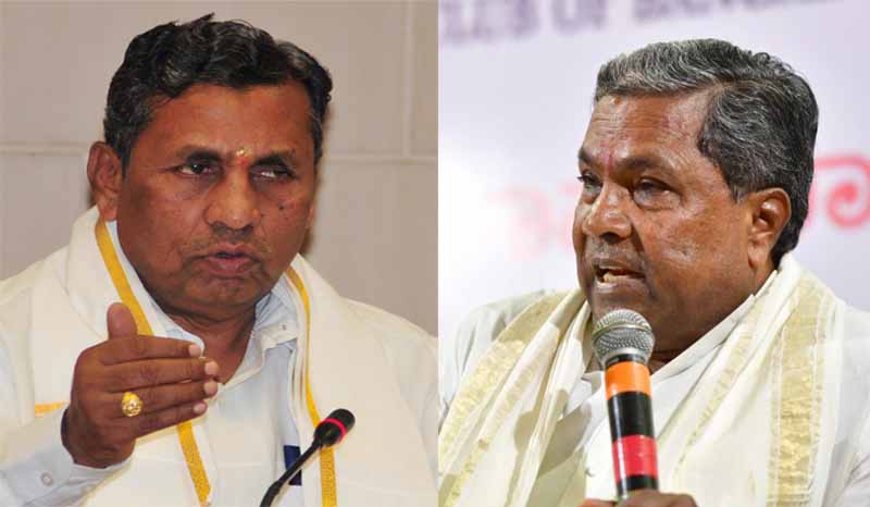ರಮೇಶ್ ಕುಮಾರ್ ವಿಚಾರದಲ್ಲಿ ಸಿದ್ದರಾಮಯ್ಯ-ಕೆ.ಎಚ್.ಮುನಿಯಪ್ಪ ನಡುವೆ ವಾಗ್ವಾದ ?