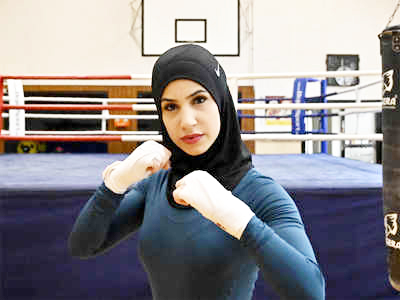 ರಿಂಗ್ ಒಳಗೆ ಹಿಜಾಬ್ ಧರಿಸಲು ಹೋರಾಡುವ ಜರ್ಮನಿ ಮಹಿಳಾ ಬಾಕ್ಸರ್ ಝೈನಾ ನಾಸರ್