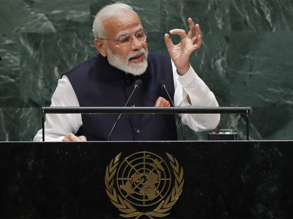 ನಾವು ಜಗತ್ತಿಗೆ ನೀಡಿದ್ದು ಯುದ್ಧವನ್ನಲ್ಲ, ಬುದ್ಧನನ್ನು: ವಿಶ್ವಸಂಸ್ಥೆಯ ವಾರ್ಷಿಕ ಮಹಾಸಭೆಯಲ್ಲಿ ಮೋದಿ