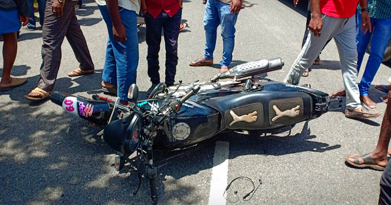 ಹನೂರು: ಬೈಕ್-ಟಾಟಾಏಸ್ ಮುಖಾಮುಖಿ ಢಿಕ್ಕಿ: ಸವಾರ ಸ್ಥಳದಲ್ಲೇ ಮೃತ್ಯು