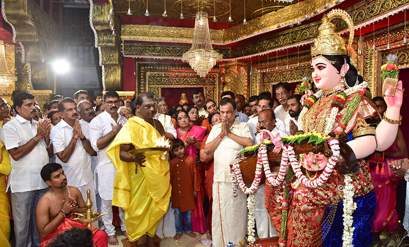 ​ಶ್ರೀ ಮಂಗಳಾ ದೇವಿಯಲ್ಲಿ ನವರಾತ್ರಿ ಉತ್ಸವಕ್ಕೆ ಚಾಲನೆ
