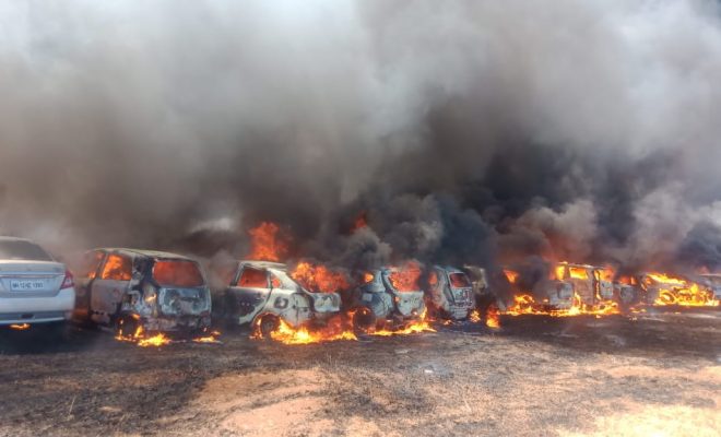 ಏರ್ ಶೋ ಪಾರ್ಕಿಂಗ್‌ನಲ್ಲಿ ಬೆಂಕಿ ಅನಾಹುತ: ಕ್ರಮದ ಕುರಿತು ವರದಿಗೆ ನಿರ್ದೇಶಿಸಲು ಕೋರಿ ಹೈಕೋರ್ಟ್‌ಗೆ ಪಿಐಎಲ್