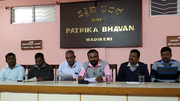 ಕೊಡಗು ಜಿಲ್ಲಾ ಬಿಎಸ್‍ಪಿ ಪದಾಧಿಕಾರಿಗಳ ಸಾಮೂಹಿಕ ರಾಜೀನಾಮೆ