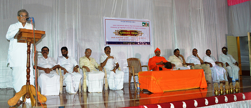 ಧರ್ಮಸ್ಥಳ ಗ್ರಾಮಾಭಿವೃದ್ಧಿ ಯೋಜನೆಗೆ ಆಚಾರ್ಯ ವಿದ್ಯಾನಂದರು ಪ್ರೇರಣೆ : ಡಾ. ಹೆಗ್ಗಡೆ