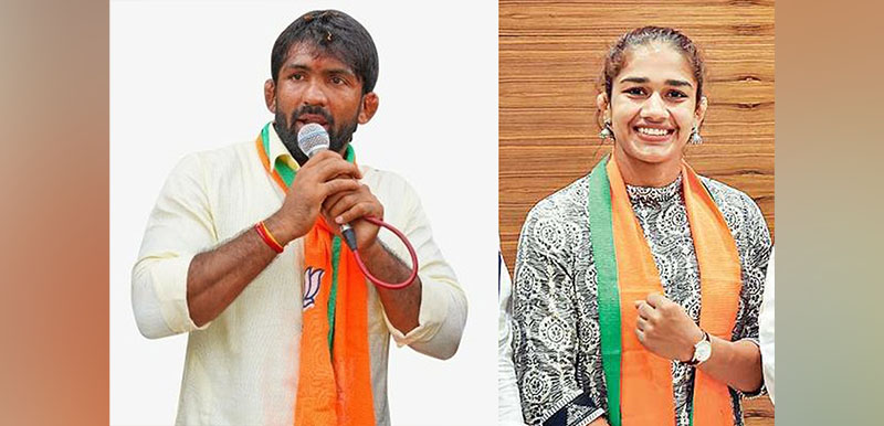 ರಾಜಕೀಯ ಕುಸ್ತಿಯಲ್ಲಿ ಸೋತ ಯೋಗೇಶ್ವರ್ ದತ್, ಬಬಿತಾ ಫೋಗಟ್