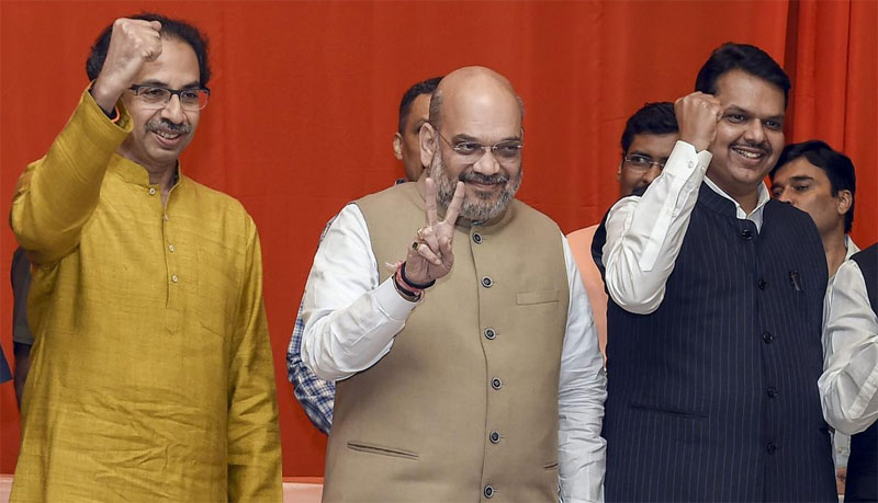 ಮಹಾರಾಷ್ಟ್ರ ಚುನಾವಣೆ ಅಧಿಕೃತ ಫಲಿತಾಂಶ ಪ್ರಕಟ: ಬಿಜೆಪಿ-ಶಿವಸೇನೆ ಮೈತ್ರಿಕೂಟ ಮತ್ತೆ ಅಧಿಕಾರಕ್ಕೆ