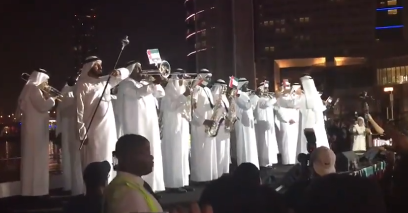 ದೀಪಾವಳಿ ಆಚರಣೆ: ಭಾರತದ ರಾಷ್ಟ್ರಗೀತೆ ನುಡಿಸಿದ ದುಬೈ ಪೊಲೀಸ್ ಬ್ಯಾಂಡ್ ತಂಡ