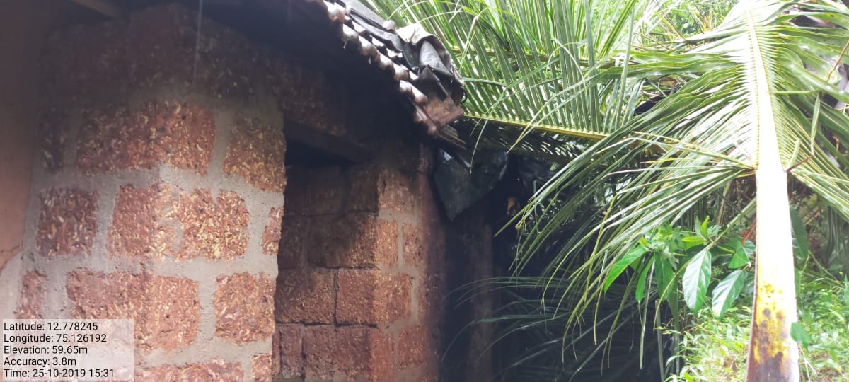 ಭಾರೀ ಗಾಳಿ, ಮಳೆ: ಬಂಟ್ವಾಳ ತಾಲೂಕಿನ ವಿವಿಧೆಡೆ ಹಾನಿ