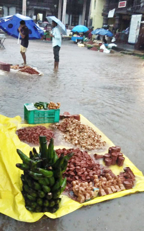 ಉಡುಪಿ: ಚಂಡಮಾರುತ ಭೀತಿ ದೂರ, ಮುಂದುವರಿದ ಮಳೆ