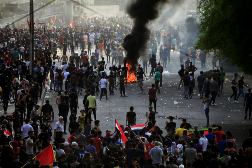 ಇರಾಕ್: ಸರಕಾರ ವಿರೋಧಿ ಪ್ರತಿಭಟನೆ; 18 ಸಾವು