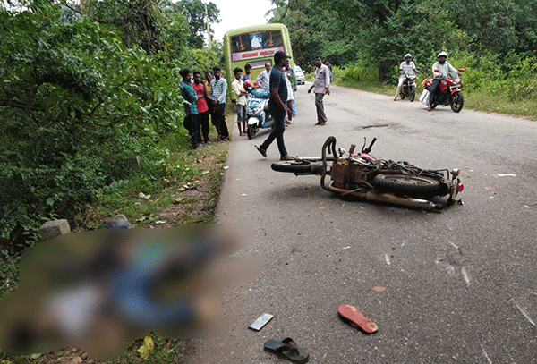 ಕಾರವಾರ: ಕೆಎಸ್ಸಾರ್ಟಿಸಿ ಬಸ್ - ಬೈಕ್ ನಡುವೆ ಅಪಘಾತ; ಬೈಕ್ ಸವಾರರಿಬ್ಬರು ಮೃತ್ಯು