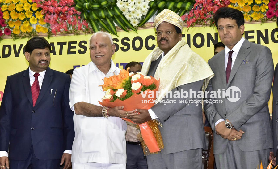 ಹಿ.ಪ್ರದೇಶ ಹೈಕೋರ್ಟ್ ಮುಖ್ಯ ನ್ಯಾಯಮೂರ್ತಿ ಎಲ್.ನಾರಾಯಣಸ್ವಾಮಿಗೆ ಸನ್ಮಾನ