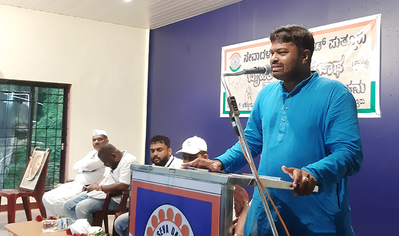 ಗಾಂಧೀಜಿ ಆದರ್ಶದ ಸಂಕಲ್ಪದ ಹೋರಾಟದ ಅಗತ್ಯವಿದೆ-ನಿಕೇತ್ ರಾಜ್ ಮೌರ್ಯ