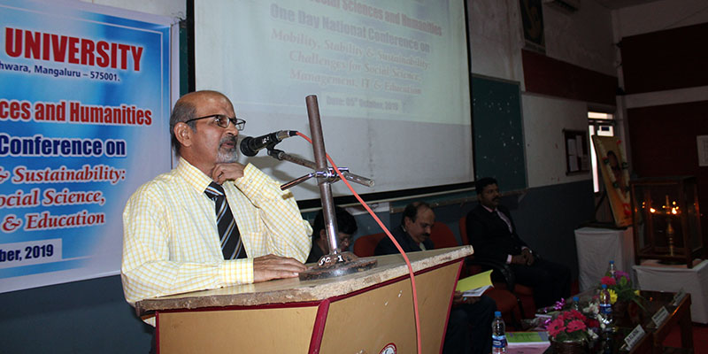 ಮಂಗಳೂರು: ಶ್ರೀನಿವಾಸ್ ವಿವಿಯಲ್ಲಿ ರಾಷ್ಟ್ರೀಯ ವಿಚಾರ ಸಮ್ಮೇಳನ