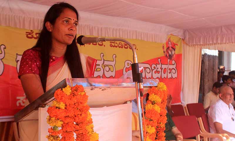 ಕನ್ನಡ ನಾಡಿನ ಶ್ರೀಮಂತ ಪರಂಪರೆಯನ್ನು ರಕ್ಷಿಸುವುದು ಎಲ್ಲರ ಹೊಣೆ: ಕೊಡಗು ಜಿಲ್ಲಾಧಿಕಾರಿ ಕಣ್ಮಣಿ ಜಾಯ್