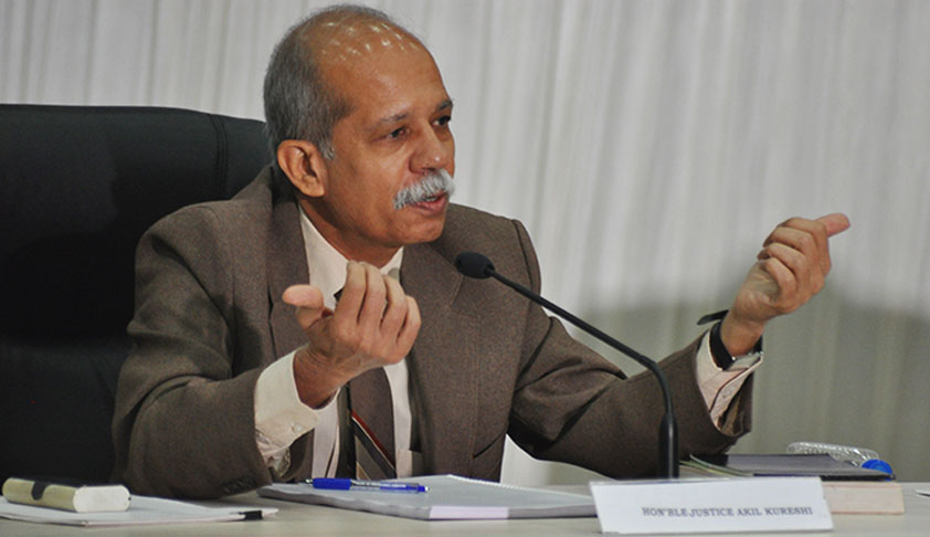 ತ್ರಿಪುರಾ ಹೈಕೋರ್ಟ್ ಮುಖ್ಯ ನ್ಯಾಯಮೂರ್ತಿಯಾಗಿ ನ್ಯಾ.ಖುರೇಷಿಯವರಿಗೆ ಬಡ್ತಿ