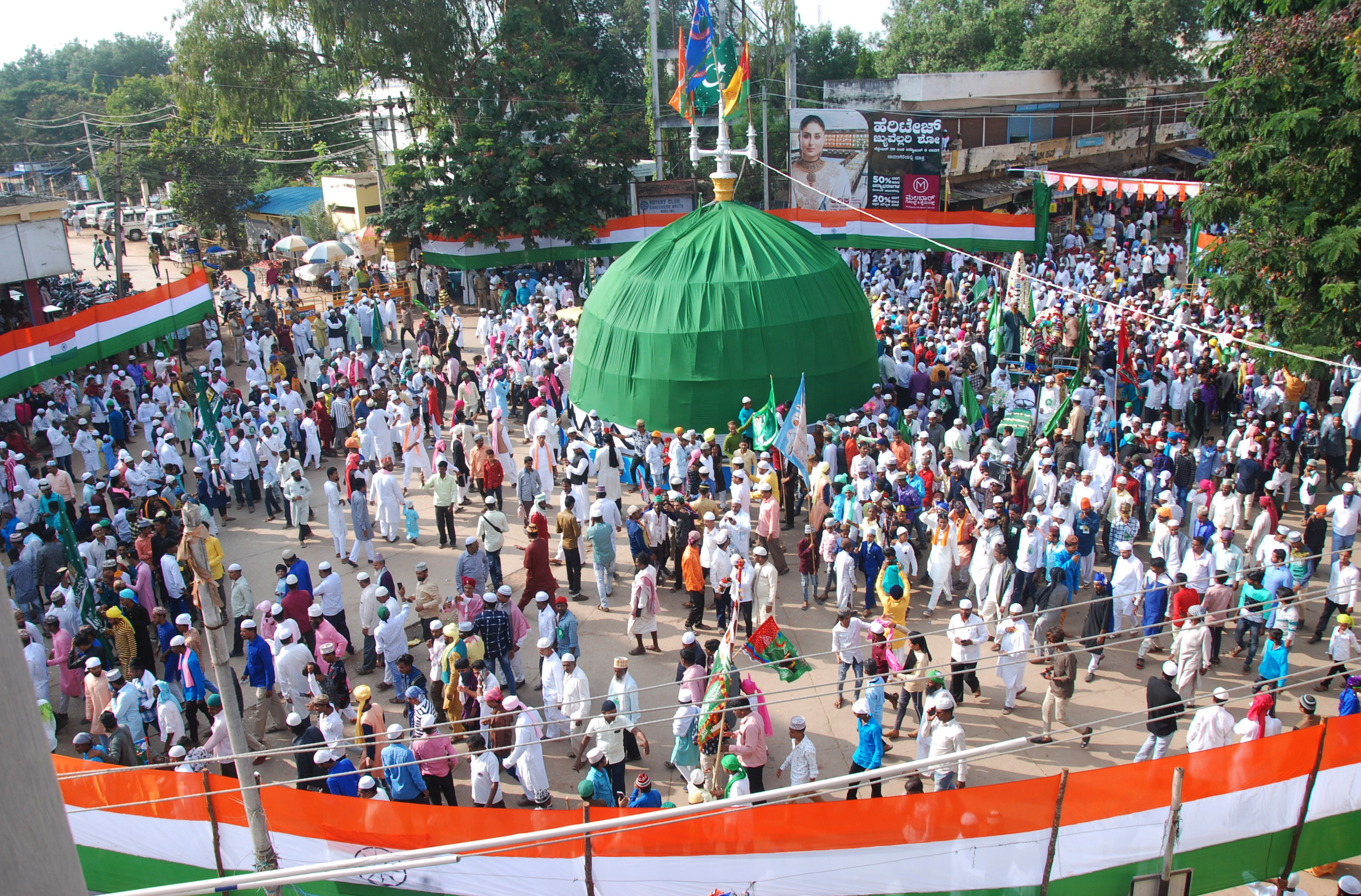 ದಾವಣಗೆರೆಯಲ್ಲಿ ಮೀಲಾದುನ್ನಬಿ ಸಂಭ್ರಮ