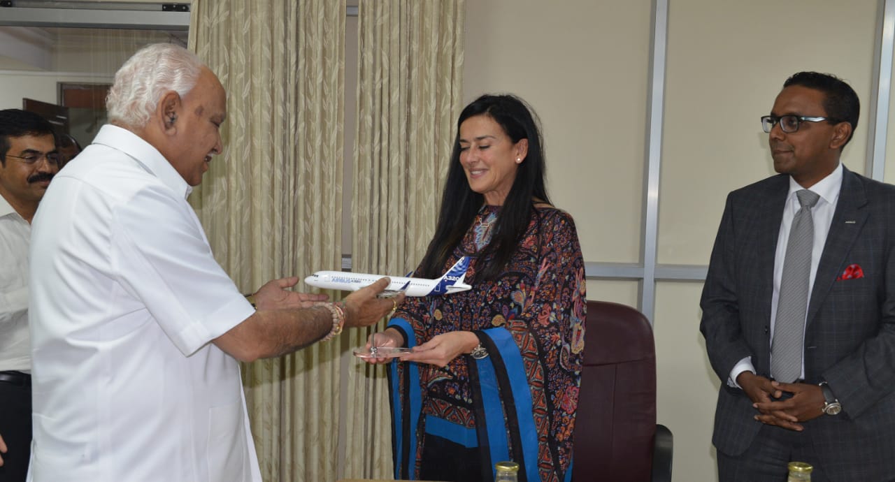 ಮುಖ್ಯಮಂತ್ರಿಯನ್ನು ಭೇಟಿ ಮಾಡಿದ ಏರ್‌ ಬಸ್ ಪ್ರತಿನಿಧಿಗಳು