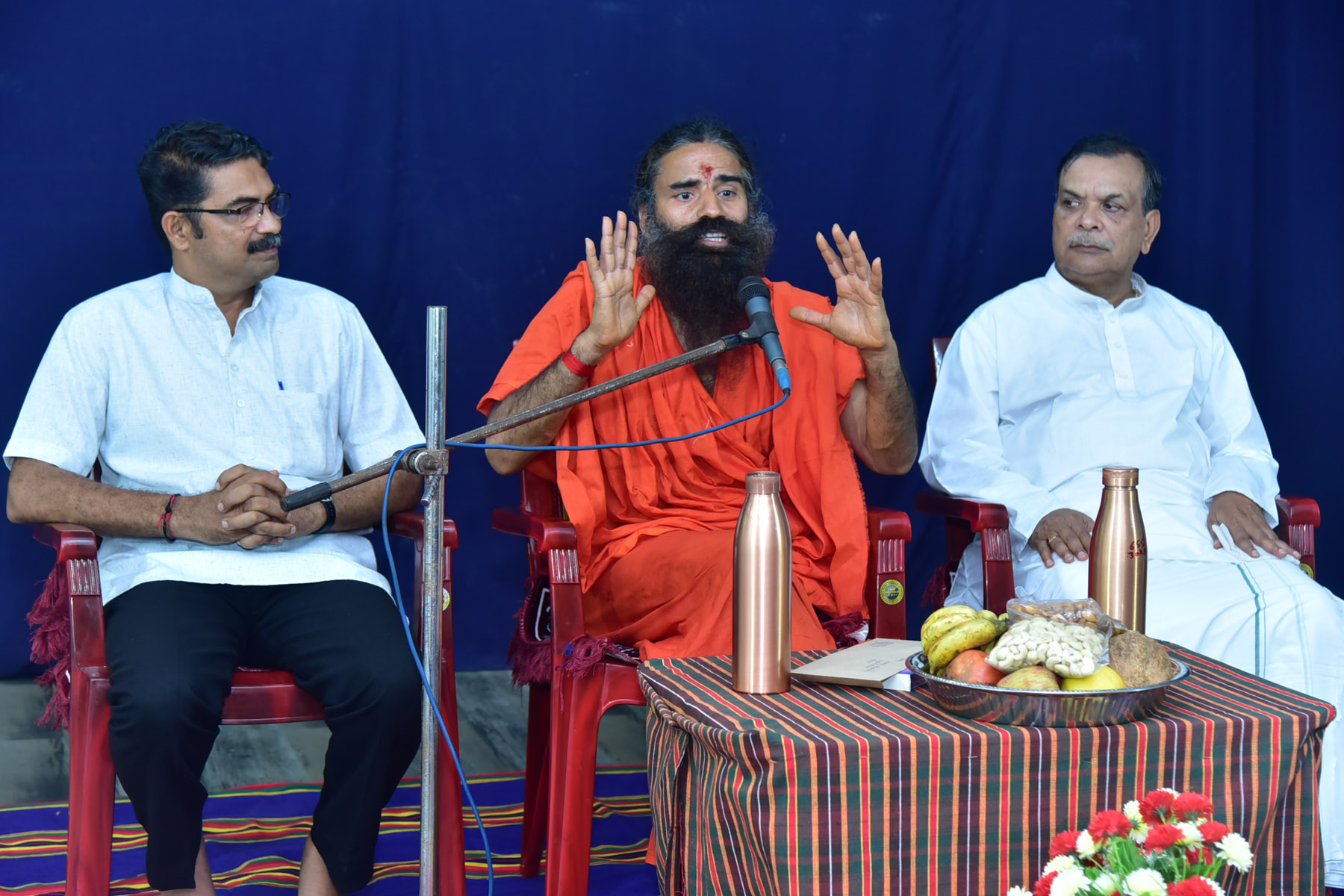 ವಿಟ್ಲ : ಮೂರುಕಜೆ ಮೈತ್ರೇಯೀ ಗುರುಕುಲಕ್ಕೆ ಬಾಬಾ ರಾಮ್‍ದೇವ್ ಭೇಟಿ