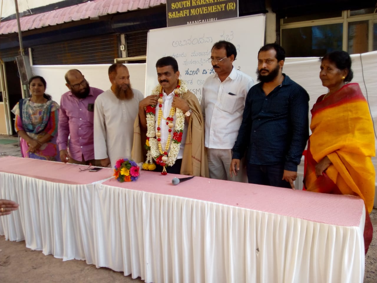 ಕಾರ್ಪೊರೇಟರ್ ನವೀನ್ ಡಿಸೋಜಗೆ ಸನ್ಮಾನ