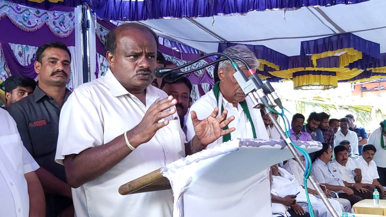 ಪಾಪದ ಹಣದಿಂದ ಅಧಿಕಾರ ಹಿಡಿಯಲು ಹೊರಟಿದ್ದಾರೆ: ಬಿಜೆಪಿ ವಿರುದ್ಧ ಕುಮಾರಸ್ವಾಮಿ ವಾಗ್ದಾಳಿ