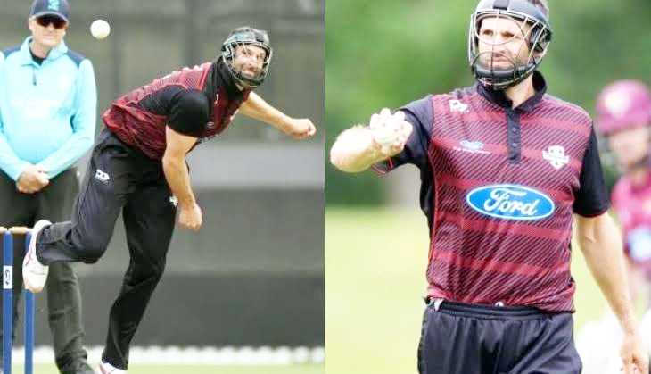 ಹೆಲ್ಮೆಟ್ ಧರಿಸಿ ಬೌಲಿಂಗ್ ಮಾಡಿದ ನ್ಯೂಝಿಲ್ಯಾಂಡ್ ಕ್ರಿಕೆಟಿಗ ಎಲ್ಲಿಸ್!