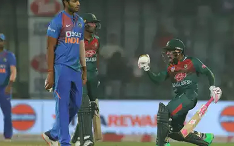 ಮೊದಲ ಟ್ವೆಂಟಿ-20: ಭಾರತದ ವಿರುದ್ಧ ಬಾಂಗ್ಲಾಕ್ಕೆ ಭರ್ಜರಿ ಜಯ