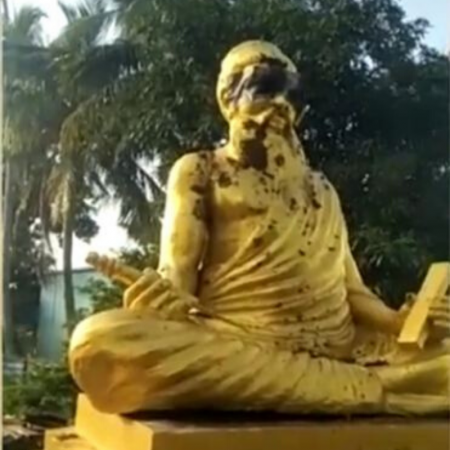 ತಮಿಳುನಾಡು: ತಿರುವಳ್ಳುವರ್ ಪ್ರತಿಮೆಗೆ ಹಾನಿ