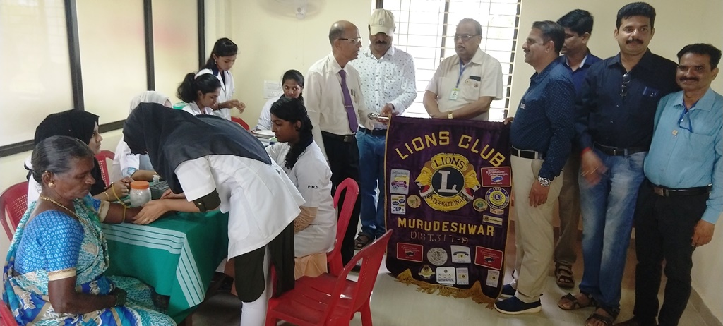 ಮುರ್ಡೇಶ್ವರ ಲಯನ್ಸ್ ಕ್ಲಬ್ ನಿಂದ ಆರೋಗ್ಯ ತಪಾಸಣಾ ಶಿಬಿರ