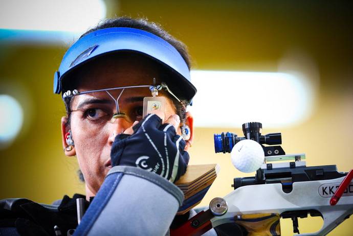 ಶೂಟಿಂಗ್‌: ಭಾರತದ 12 ನೇ ಒಲಿಂಪಿಕ್ ಕೋಟಾವನ್ನು ಪಡೆದ ತೇಜಸ್ವಿನಿ