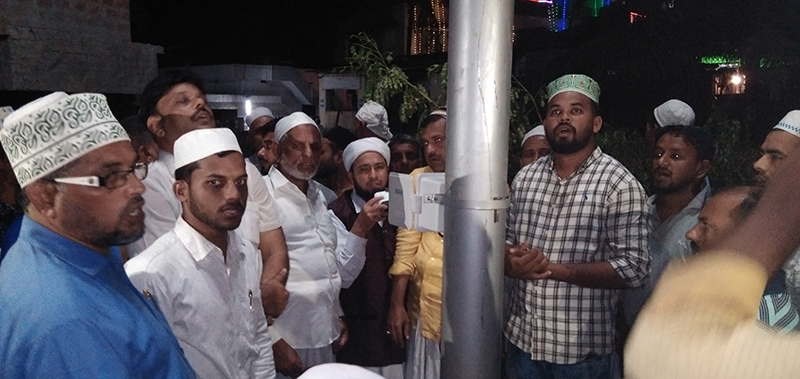 ಬಂಟ್ವಾಳ: ಪೇರಿಮಾರ್ ಮಸೀದಿ ಬಳಿ ದೀಪ ಉದ್ಘಾಟನೆ