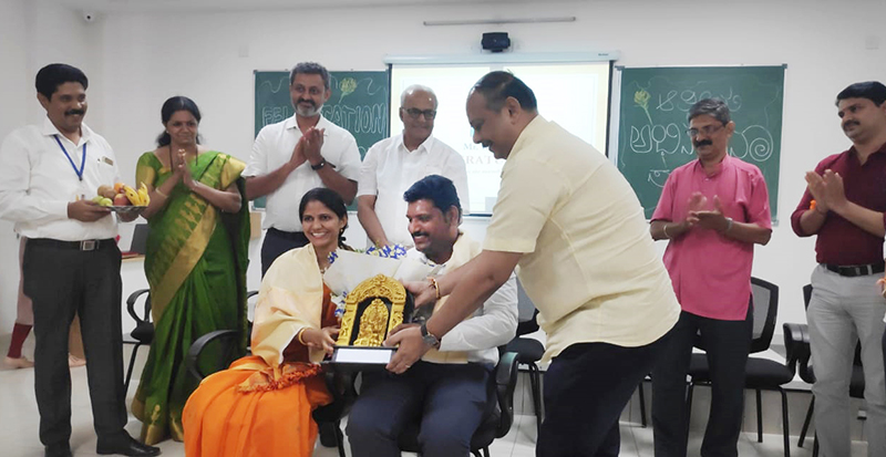 ಮಂಗಳೂರು ವಿವಿ ಸಿಂಡಿಕೇಟ್ ಸದಸ್ಯ ರಮೇಶ್‌ಗೆ ಸನ್ಮಾನ