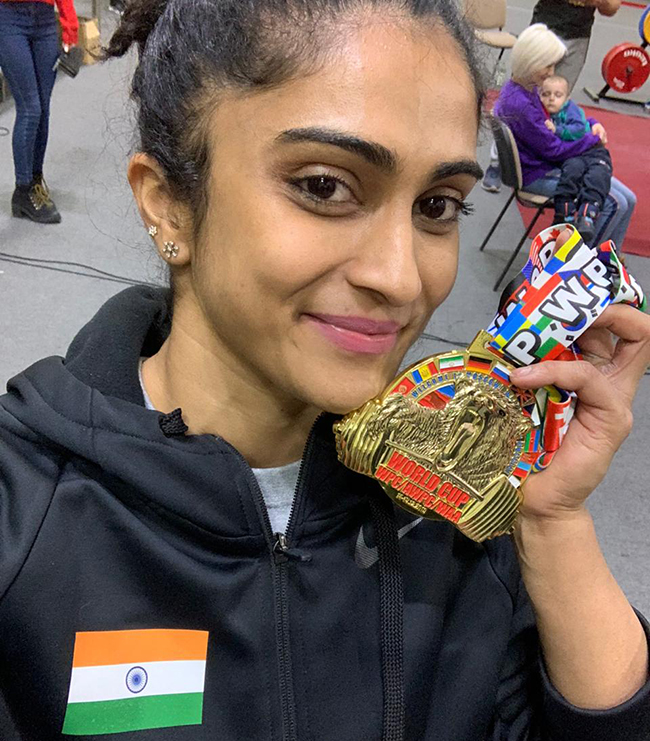 ವಿಶ್ವ ಪವರ್ ಲಿಫ್ಟಿಂಗ್ ನಲ್ಲಿ ದ.ಕ ಜಿಲ್ಲೆಯ ನಮ್ಮಿರೈ ಪಾರೇಖ್‍ಗೆ ಚಿನ್ನ