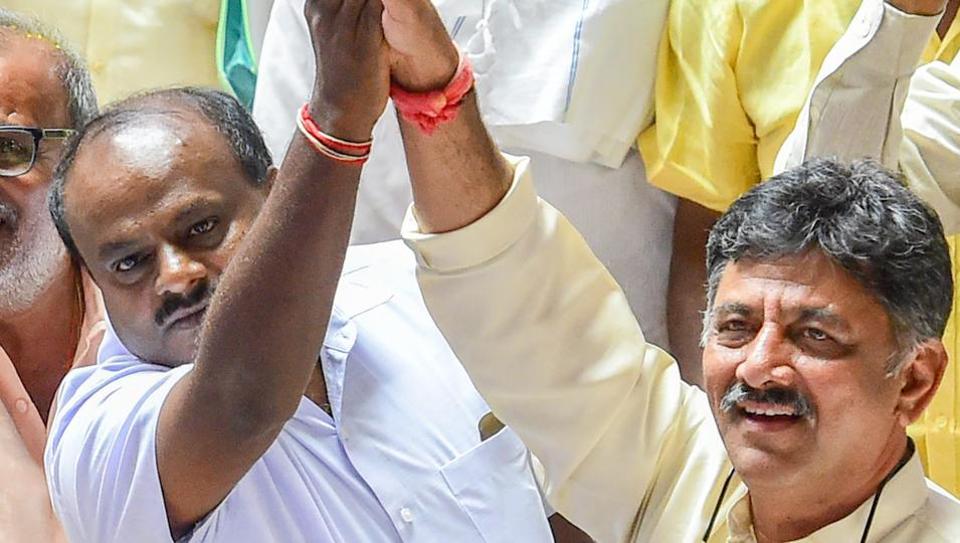 ಕುತೂಹಲಕ್ಕೆ ಕಾರಣವಾದ ಡಿಕೆಶಿ-ಕುಮಾರಸ್ವಾಮಿ ಭೇಟಿ