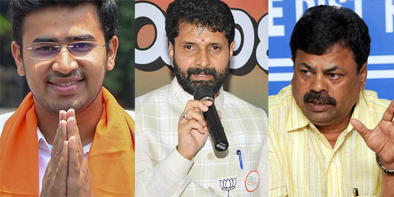 ತೇಜಸ್ವಿ ಸೂರ್ಯ, ಸಿ.ಟಿ.ರವಿ, ರೇಣುಕಾಚಾರ್ಯ ವಿರುದ್ಧ ಕಾನೂನು ಕ್ರಮಕ್ಕೆ ಆಗ್ರಹ