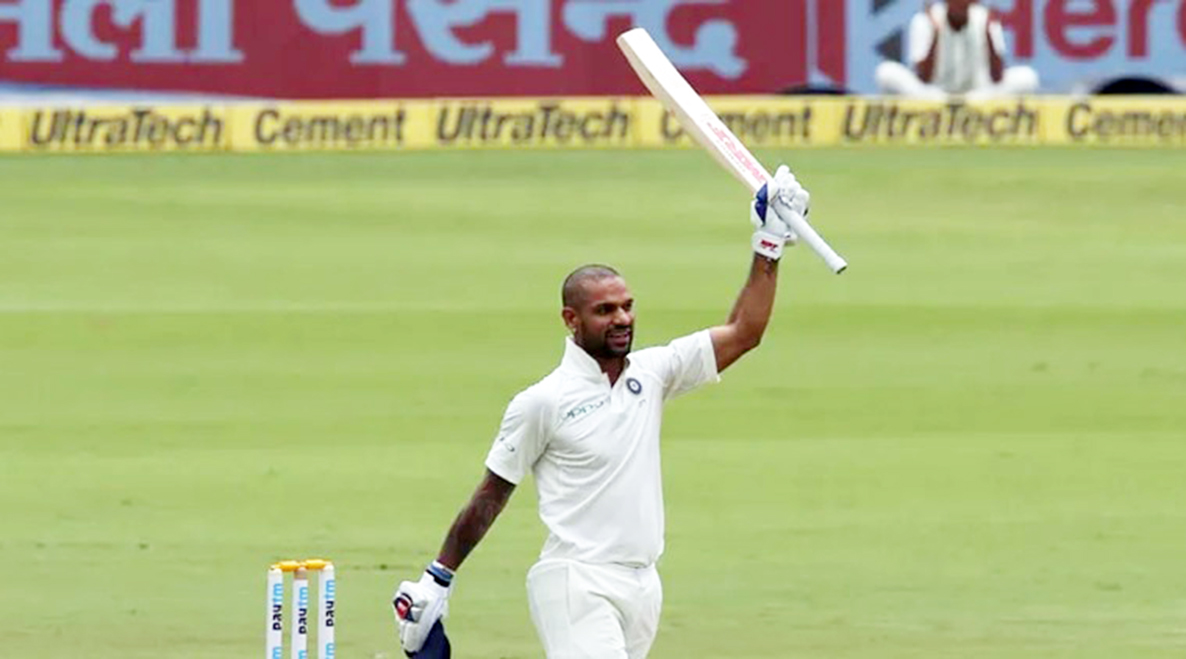 ಆರು ವರ್ಷಗಳ ಬಳಿಕ ಮೊದಲ ರಣಜಿ ಶತಕ ಸಿಡಿಸಿದ ಧವನ್