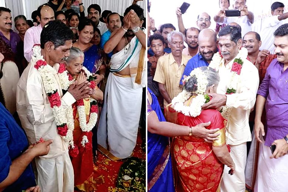 ವೃದ್ಧಾಶ್ರಮದಲ್ಲಿ ಪ್ರೀತಿಯ ಬಲೆಗೆ ಬಿದ್ದು ವಿವಾಹವಾದ ಕೇರಳ ದಂಪತಿ!