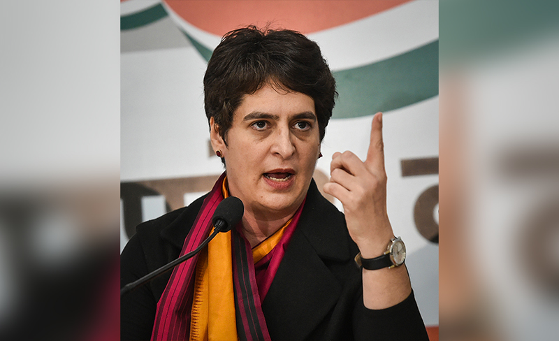 ಹಿಂಸೆ, ದ್ವೇಷ ಸಾಧನೆಗೆ ಭಾರತದಲ್ಲಿ ಜಾಗವಿಲ್ಲ: ಆದಿತ್ಯನಾಥ್‌ ಗೆ ಪ್ರಿಯಾಂಕಾ ತಿರುಗೇಟು