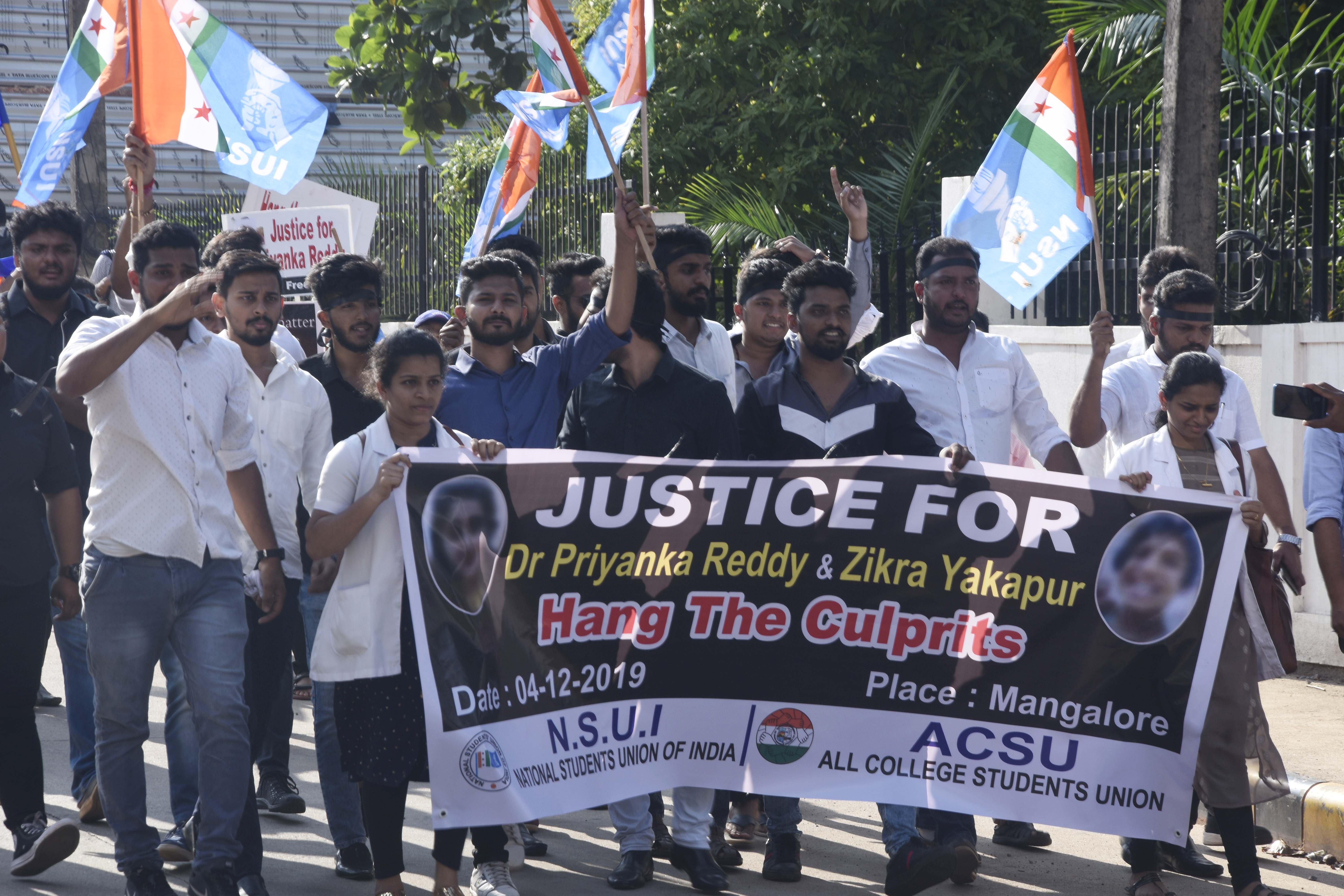 ಅತ್ಯಾಚಾರ ಆರೋಪಿಗಳಿಗೆ ಗಲ್ಲು ಶಿಕ್ಷೆಗೆ ಆಗ್ರಹ : ಎನ್‌ಎಸ್‌ಯುಐನಿಂದ ಕಾಲ್ನಡಿಗೆ ಜಾಥಾ