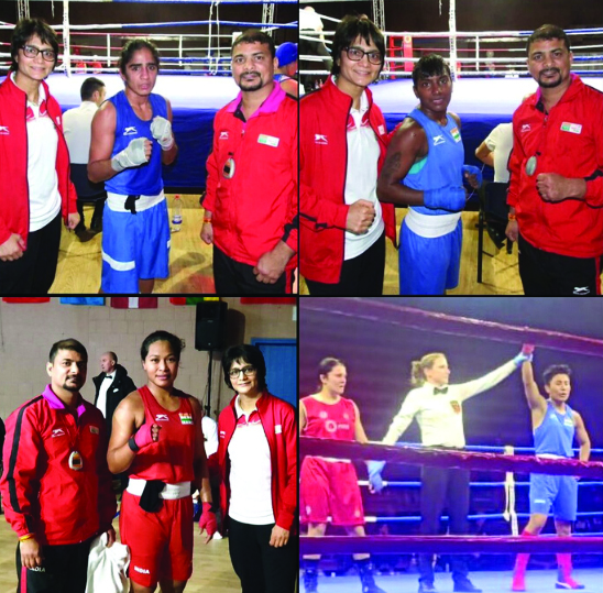 ಭಾರತದ ನಾಲ್ವರು ಮಹಿಳಾ ಬಾಕ್ಸರ್‌ಗಳಿಗೆ ಬೆಳ್ಳಿ