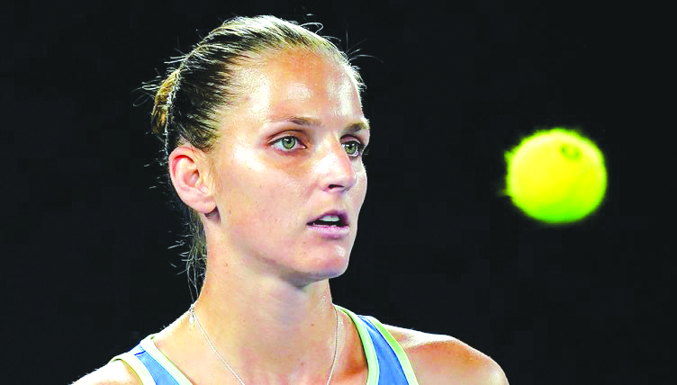 ಕರೊಲಿನಾ ಪ್ಲಿಸ್ಕೋವಾ ಗೆ ಸೋಲು