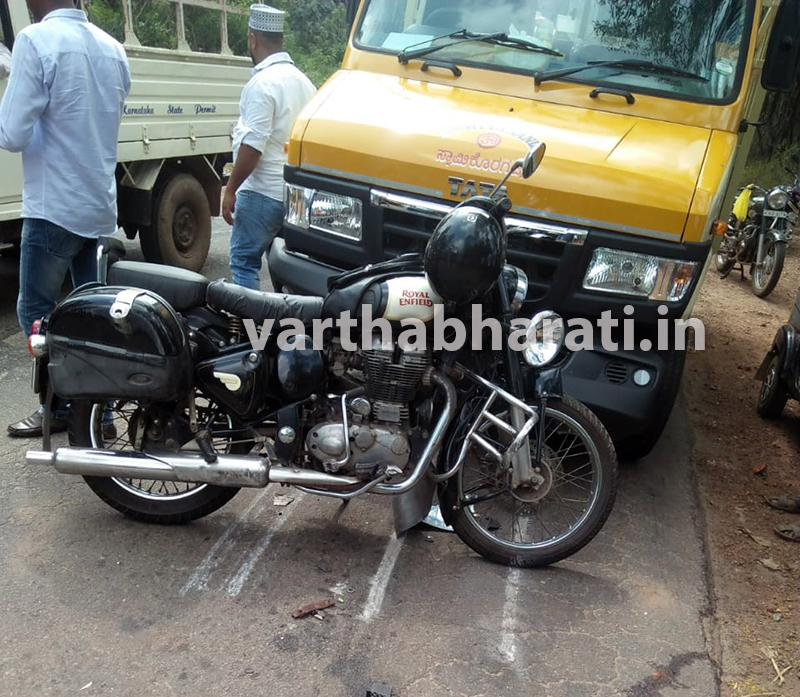 ಟೆಂಪೋ ಢಿಕ್ಕಿ: ಬೈಕ್ ಸವಾರ ಮೃತ್ಯು