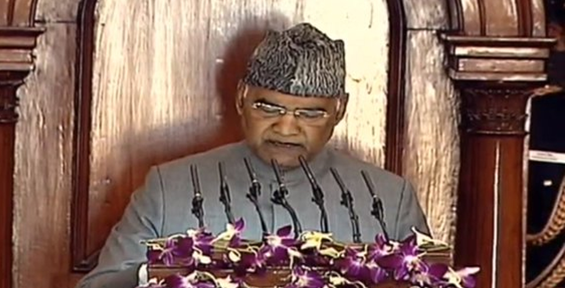 ಸಂಸತ್ತಿನಲ್ಲಿ ಮಾಡಿದ ಭಾಷಣದಲ್ಲಿ ಎನ್‌ಆರ್‌ಸಿಯನ್ನು ಕಡೆಗಣಿಸಿದ ರಾಷ್ಟ್ರಪತಿ