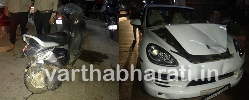 ಮಂಗಳೂರು : ಕಾರು ಢಿಕ್ಕಿ ; ಸ್ಕೂಟರ್ ಸವಾರರಿಬ್ಬರಿಗೆ ಗಂಭೀರ ಗಾಯ