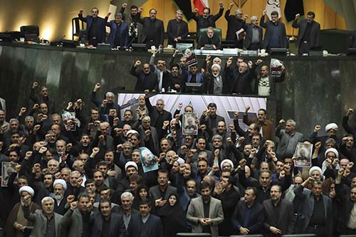 ಅಮೆರಿಕದ ಎಲ್ಲ ಸೈನಿಕರು ‘ಭಯೋತ್ಪಾದಕರು’: ಇರಾನ್ ಸಂಸತ್ತು ಘೋಷಣೆ