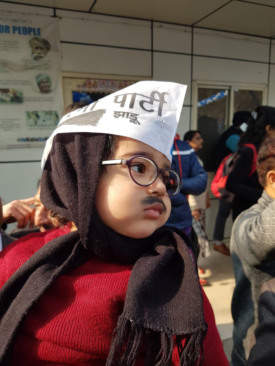 ಟ್ವಿಟರ್‌ನಲ್ಲಿ ಎಲ್ಲರ ಮನಗೆದ್ದ ಪುಟಾಣಿ ಕೇಜ್ರಿವಾಲ್